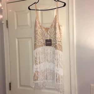 Fringey homecoming dress